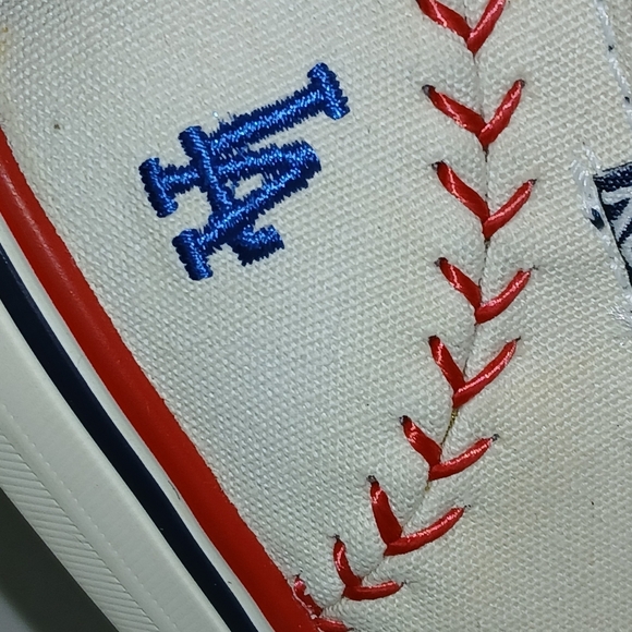 Keds x MLB Los Angeles Dodgers Baseball Sneakers in White Red Blue size 8.5 - Picture 6 of 9